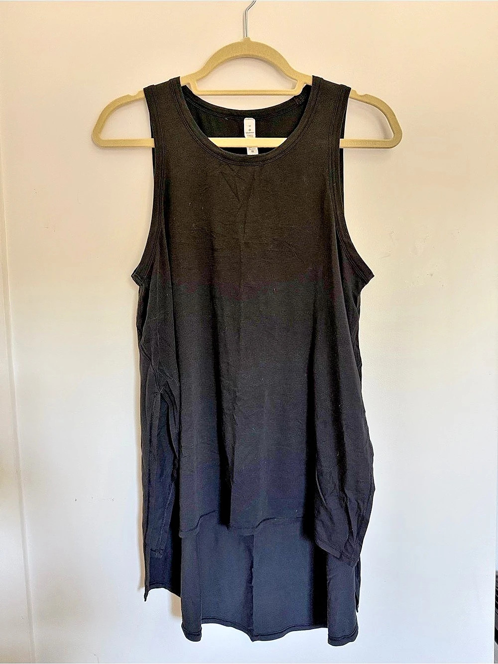 lululemon Open Ends Tank Black Tank Top Medium